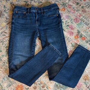 J. Crew 8” Toothpick Women’s Size 28 TALL Skinny Jeans GUC